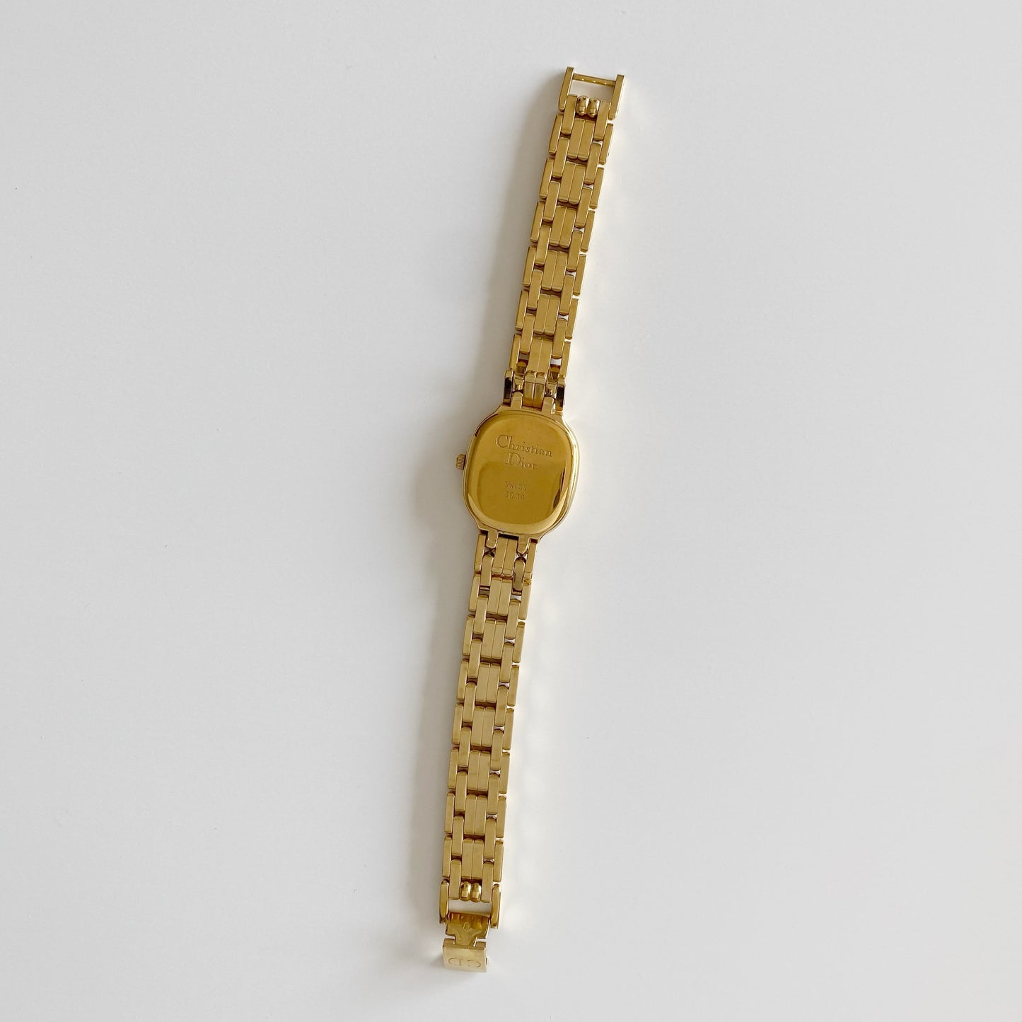Dior 1990s Oval Two Tone Watch