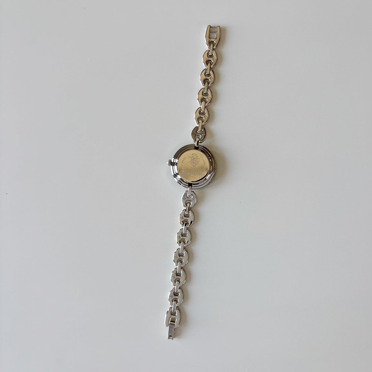 Gucci 1990s Interchangeable Bezel Stainless steel Chain Watch with 6 bezels, case