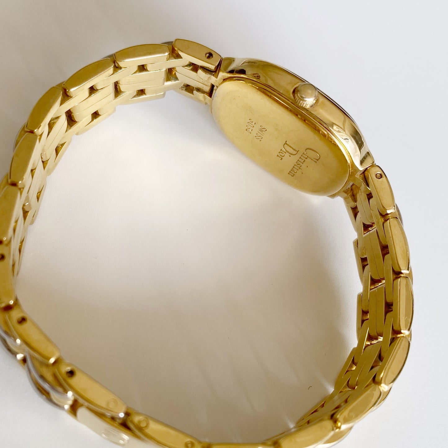 Dior 1990s Oval Two Tone Watch