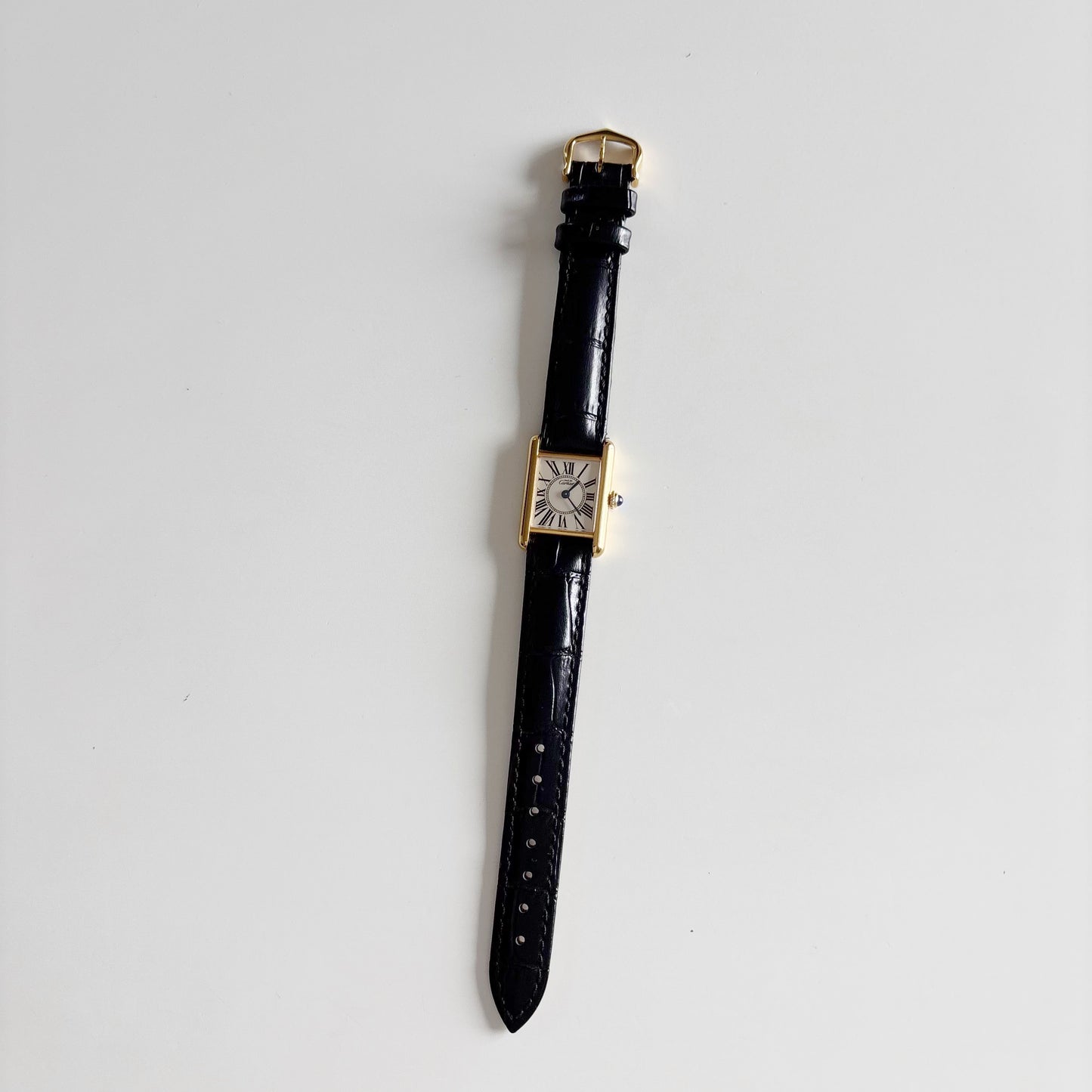 Cartier 1990 Must de Tank Opaline Watch (SM)
