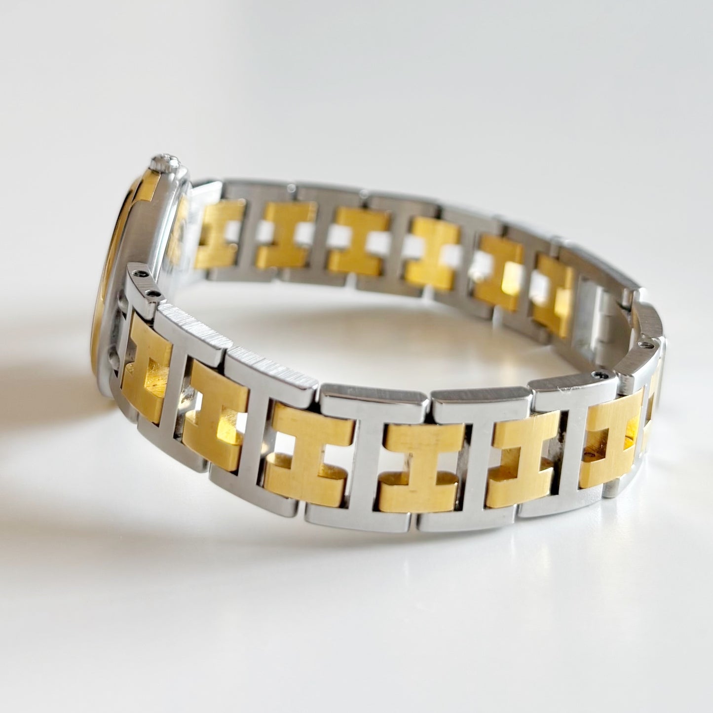 Hermes 1990s Windsor Two Tone Watch