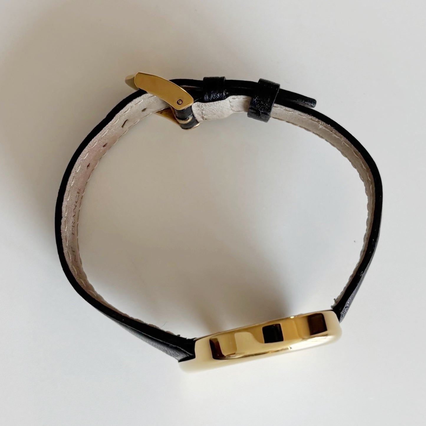 Yves Saint Laurent 1990s Heart Shaped Gold Plated Watch