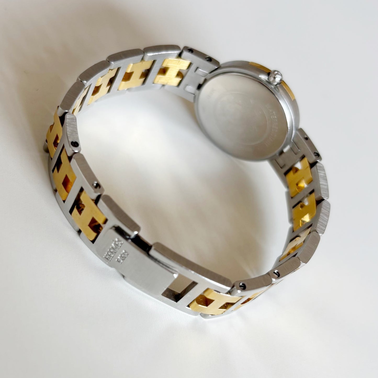 Hermes 1990s Windsor Two Tone Watch