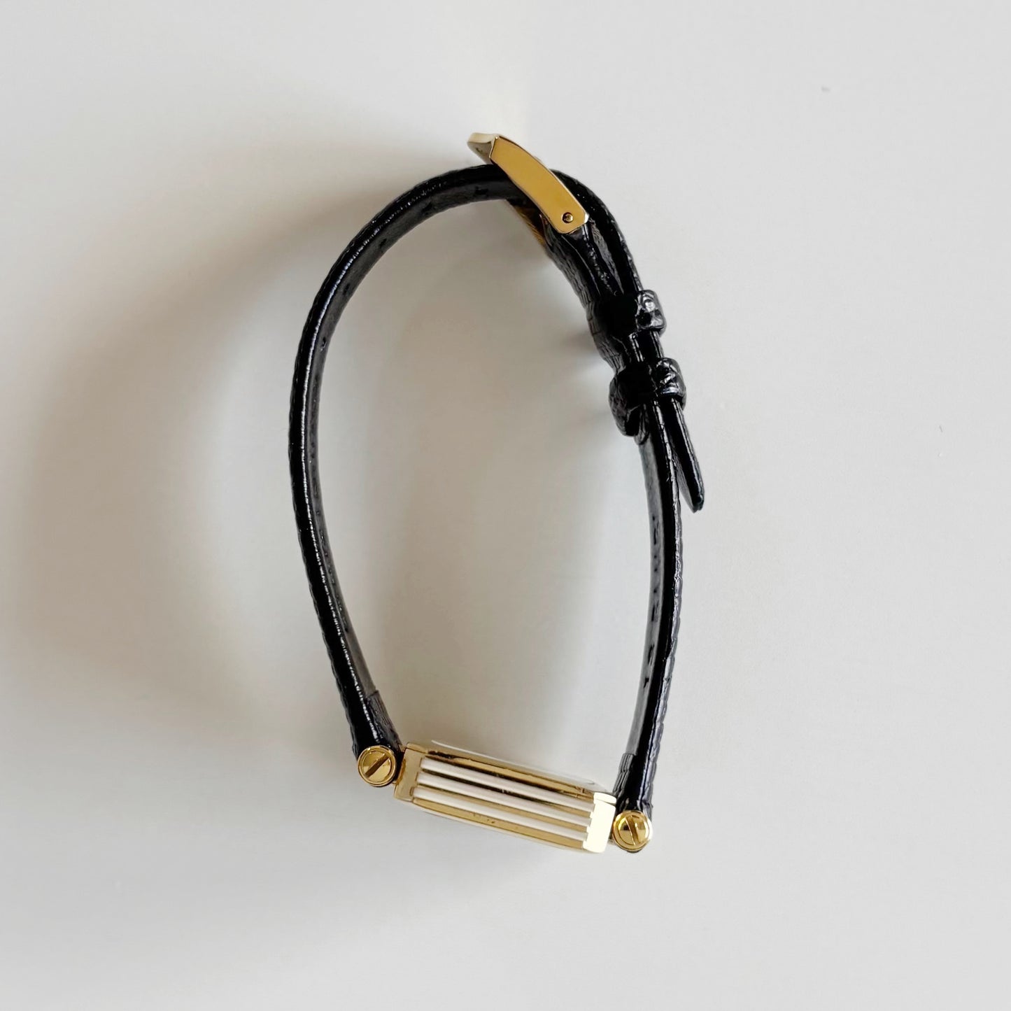 Gucci 1980s Square Dial Gold Plated Watch