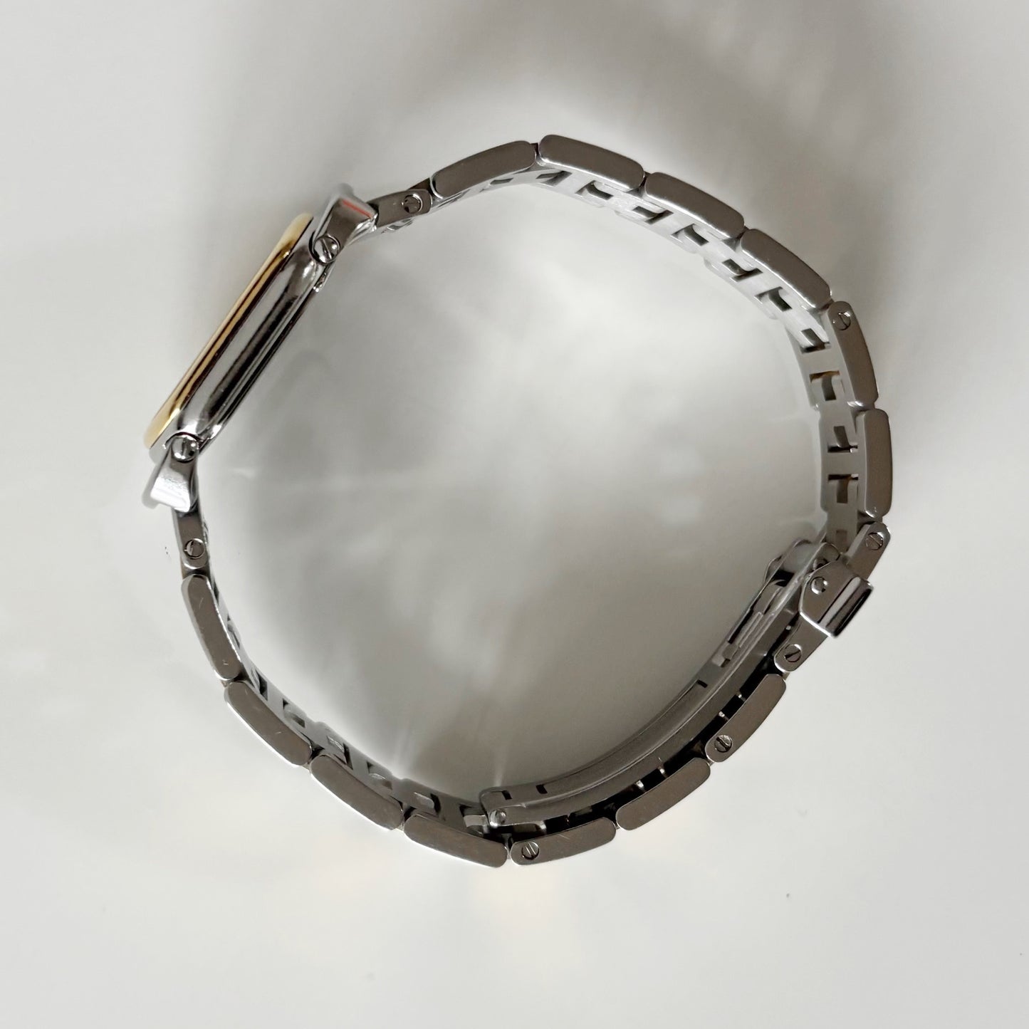 Hermes Early 2000s Rallye Two Tone Watch