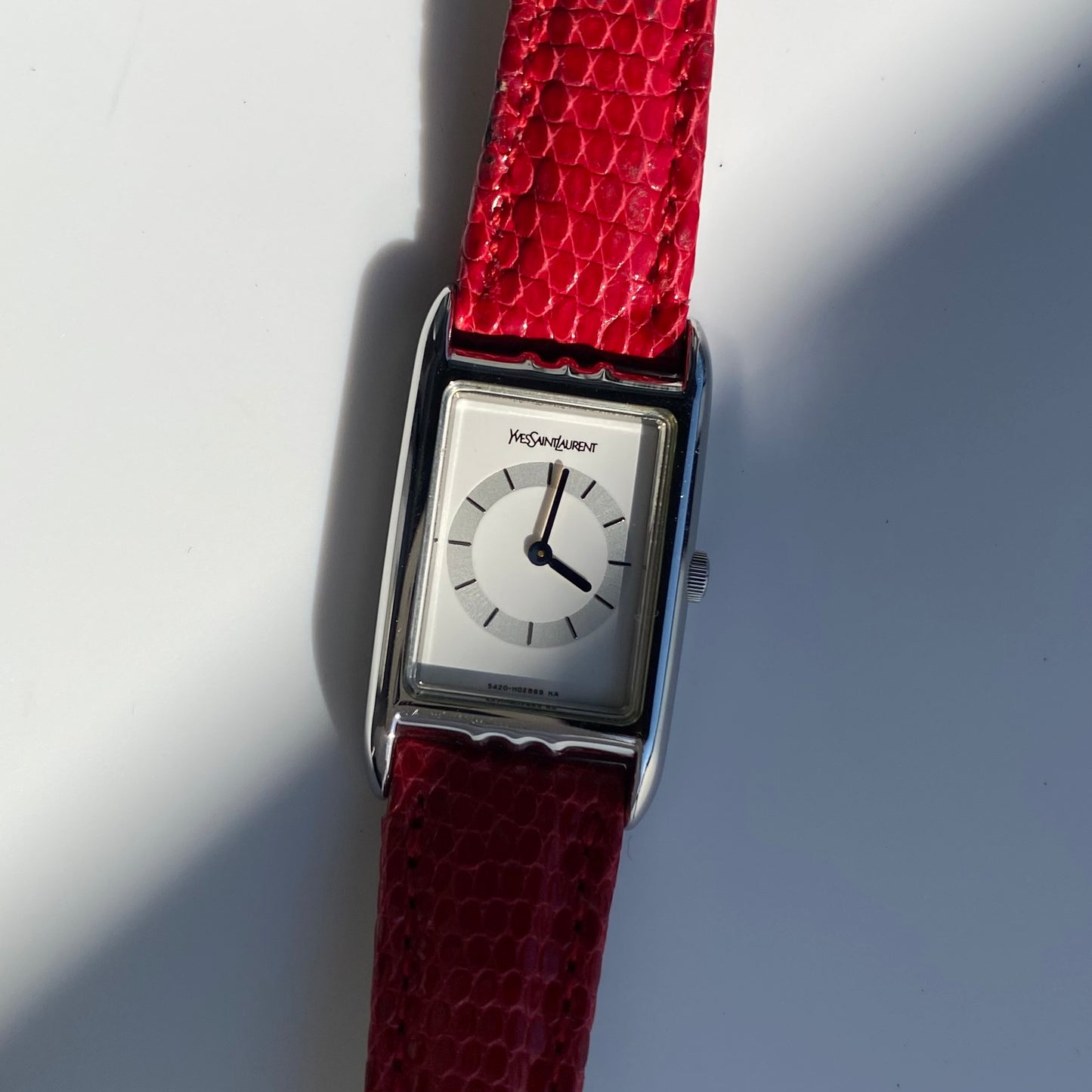 Yves Saint Laurent 1990s Tank Watch