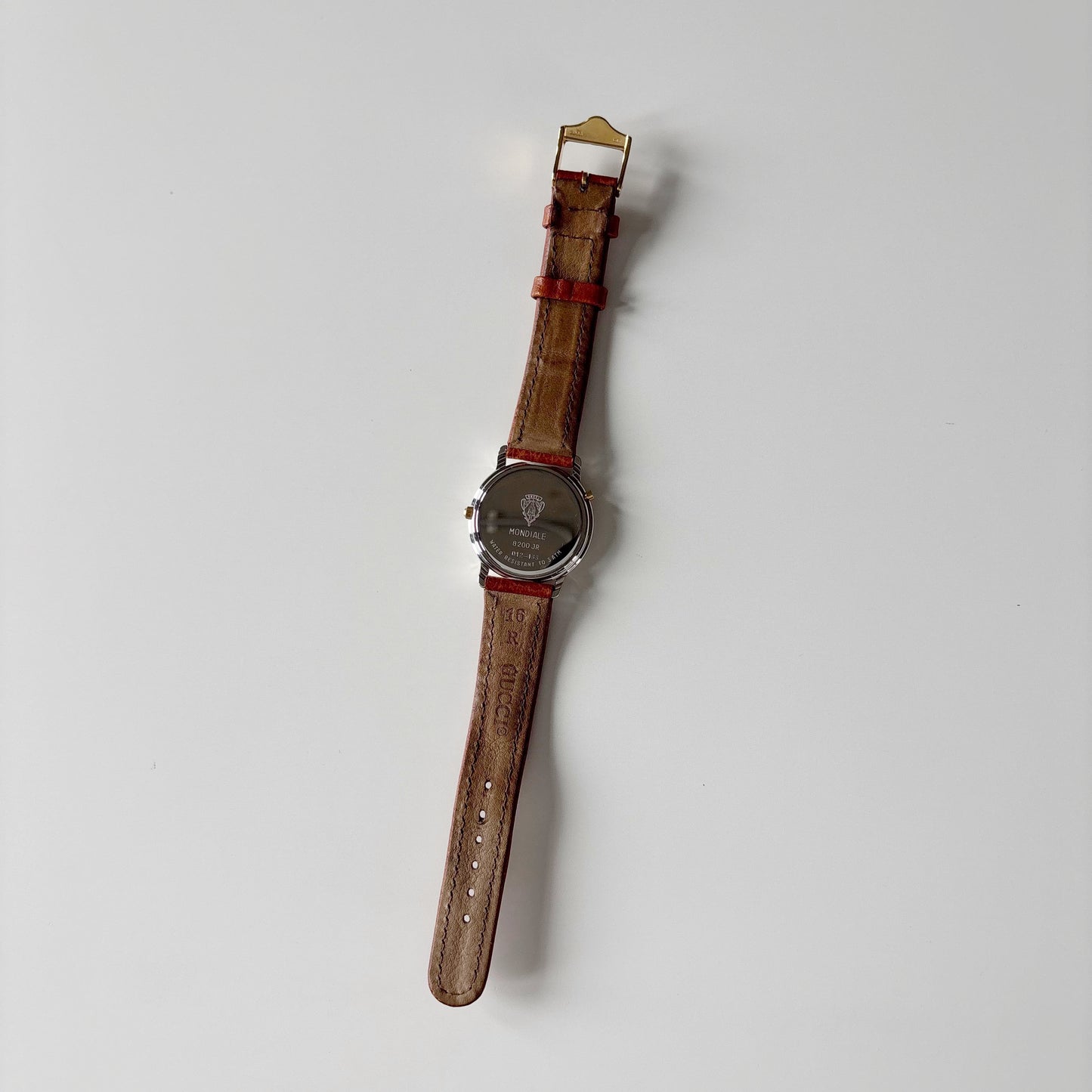 Gucci 1990s Mondiale Round Dial Date Two Tone Watch