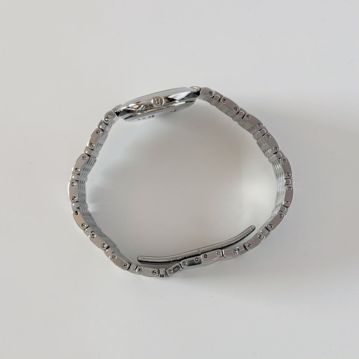 Dior 1990s Round Dial Stainless Steel Watch