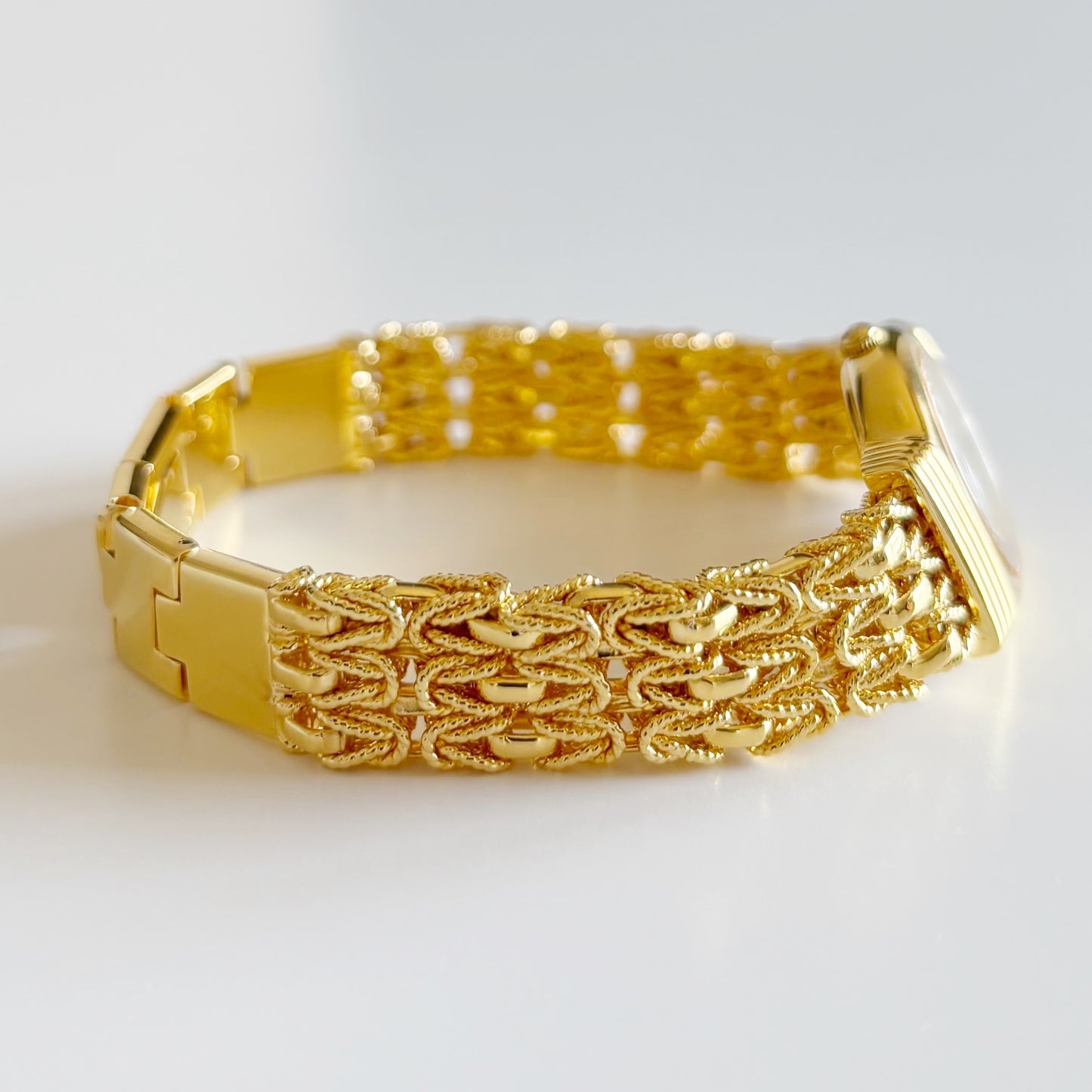 Dior 1990s Oval Dial Gold Plated Watch