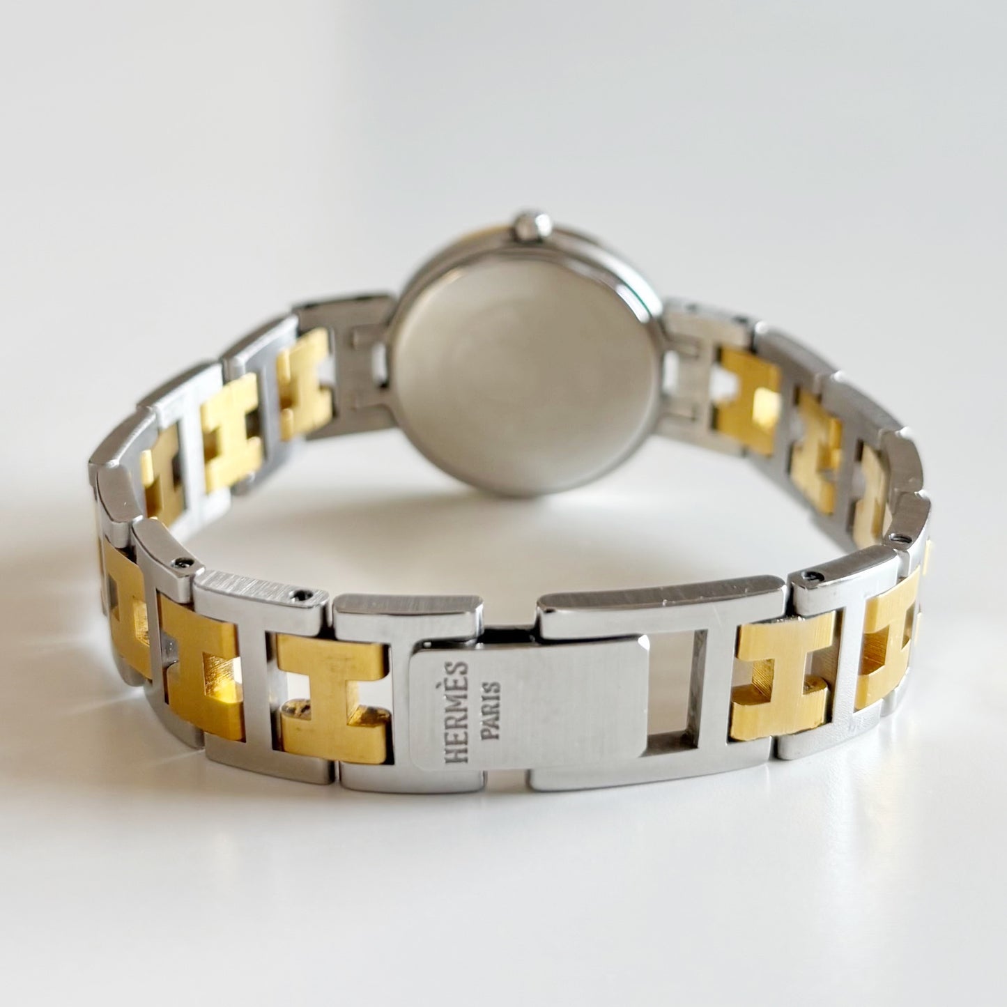 Hermes 1990s Windsor Two Tone Watch