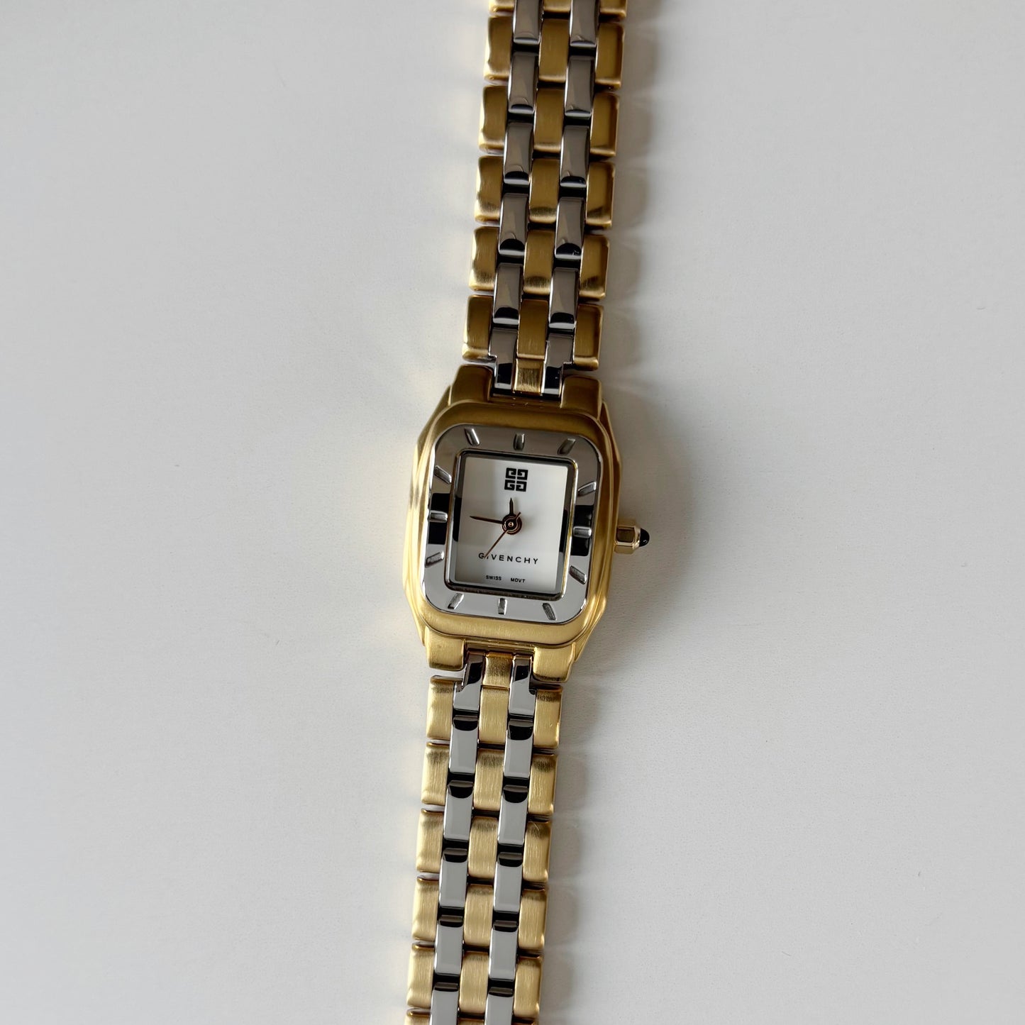 Givenchy 1990s Two Tone Gold Plated Watch