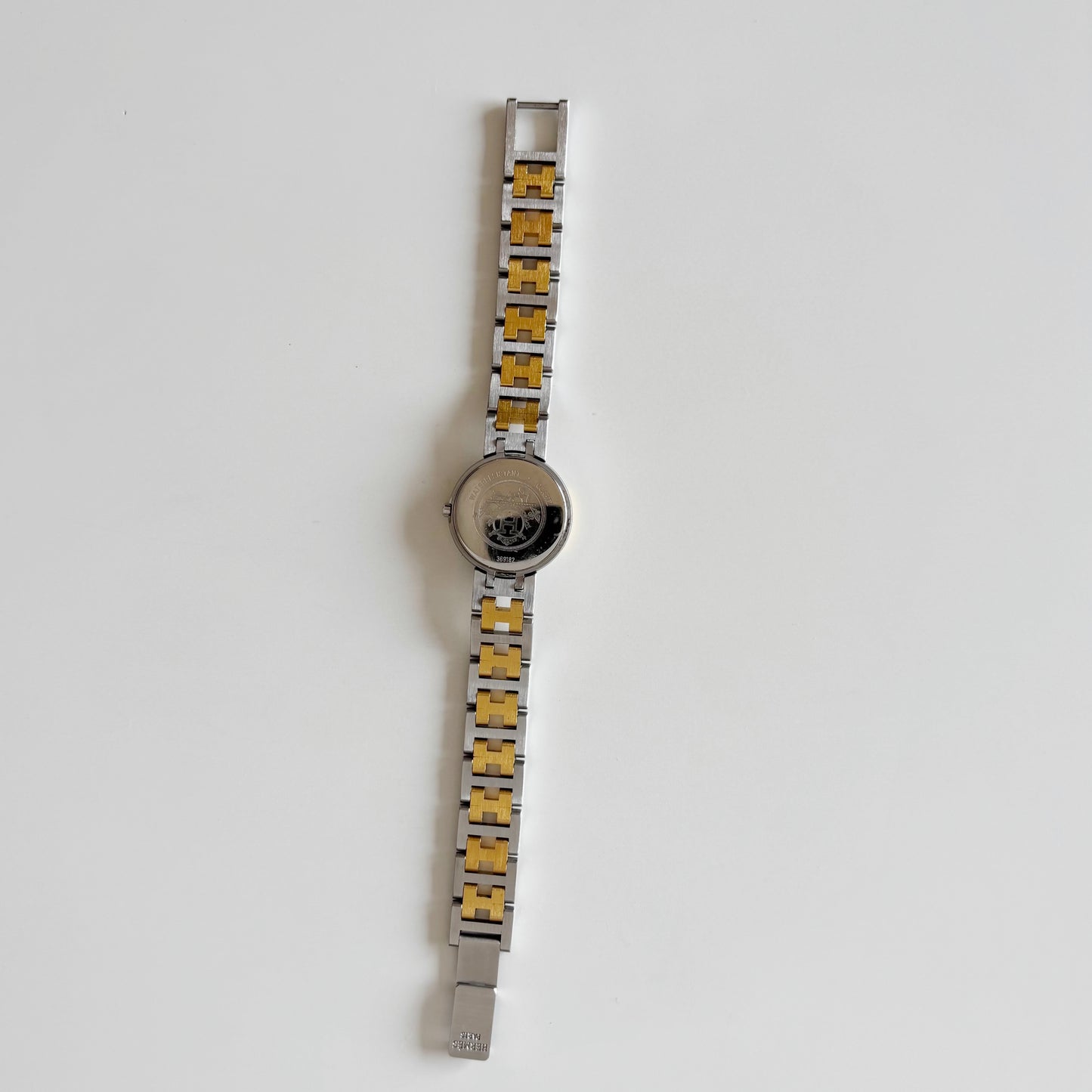 Hermes 1990s Windsor Two Tone Watch