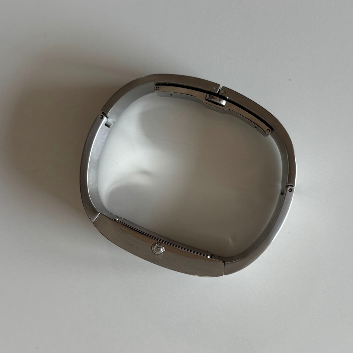 Gucci 1990s Silver Stainless steel Bangle Watch