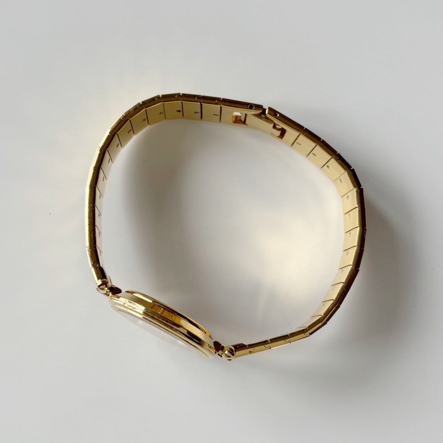 Dior 1990s Round Dial Gold Plated Watch