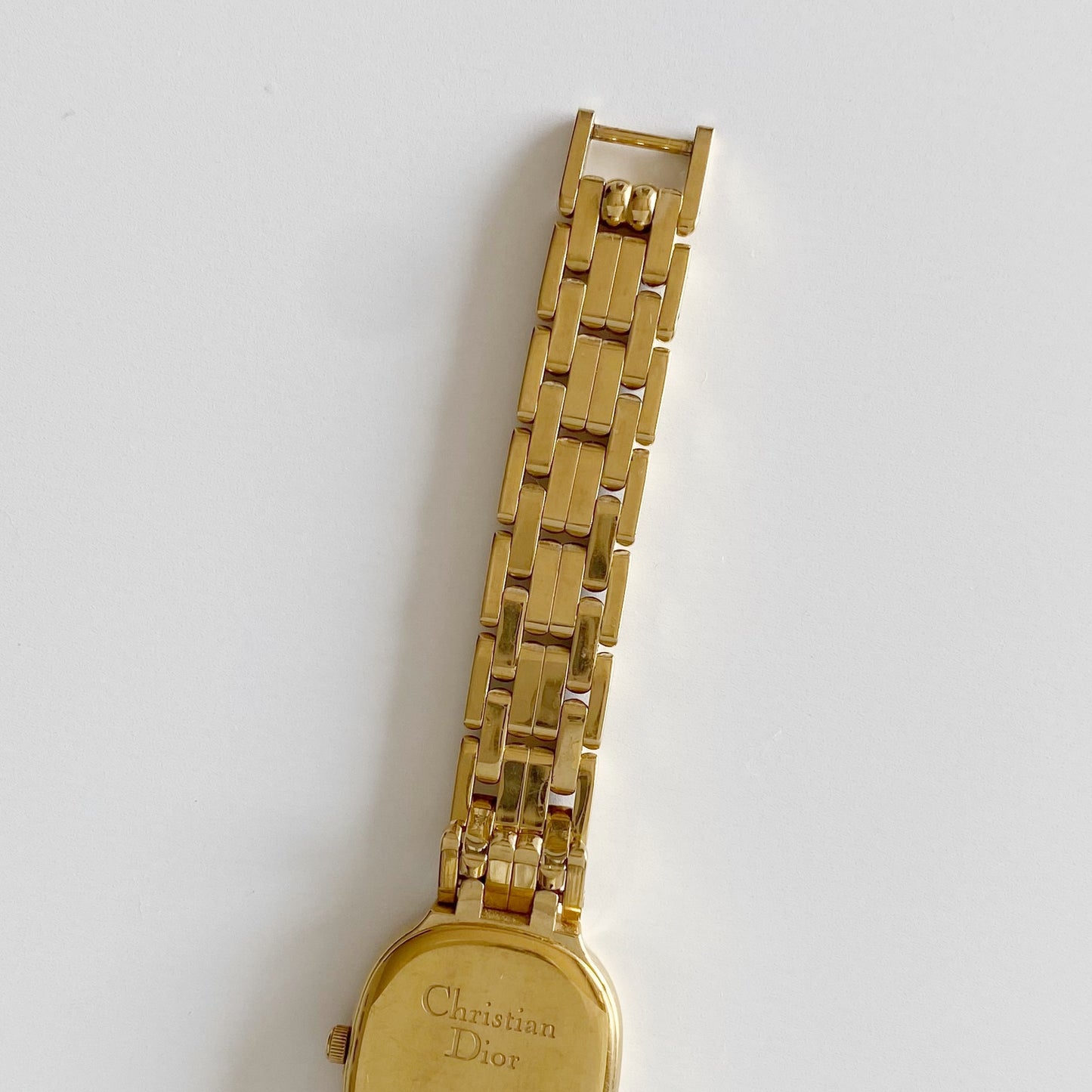 Dior 1990s Oval Two Tone Watch