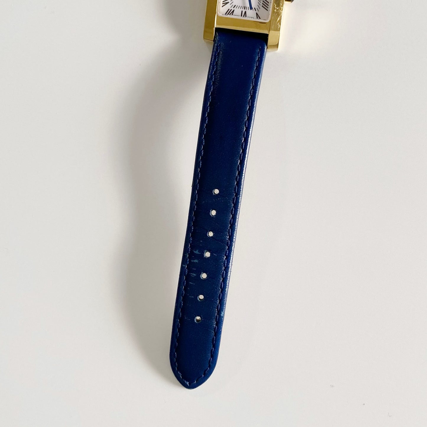 Fendi 1990s Tank Gold Plated Watch