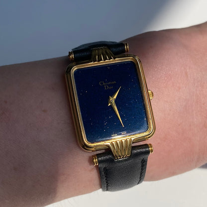 Dior 1990s Tank Gold Plated Watch (Large)