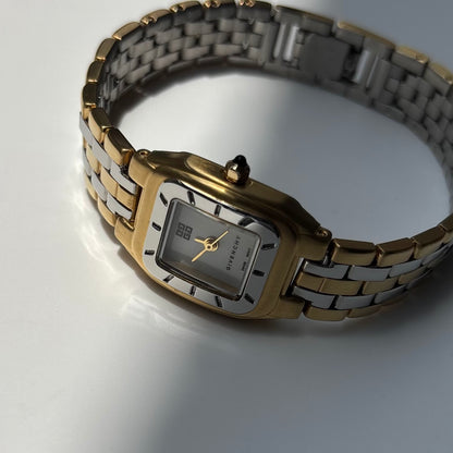 Givenchy 1990s Two Tone Gold Plated Watch
