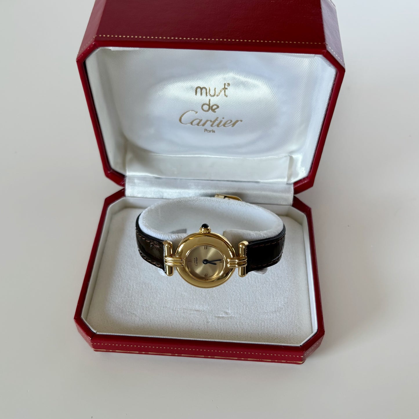 Cartier 1990s Must de Colisee Sunray Watch (SM)