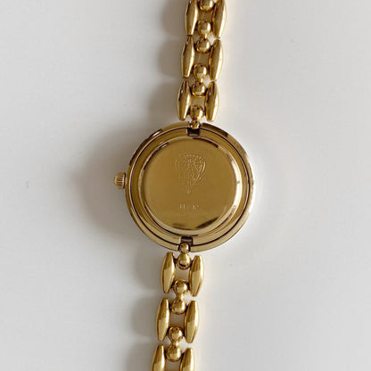Gucci 1990s Interchangeable Bezel Gold Plated Watch with 6 bezels, case (167mm)