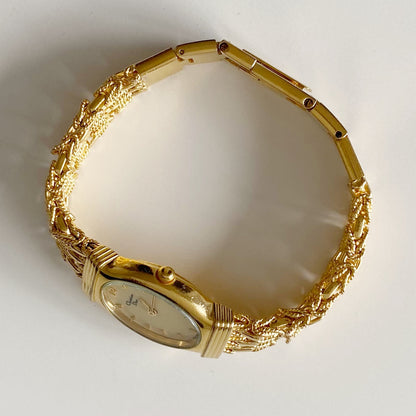 Dior 1990s Gold Plated Watch
