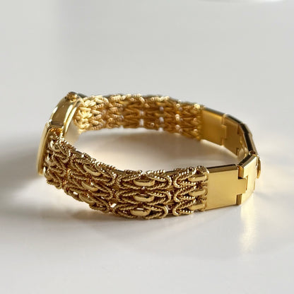 Dior 1990s Oval Dial Gold Plated Watch