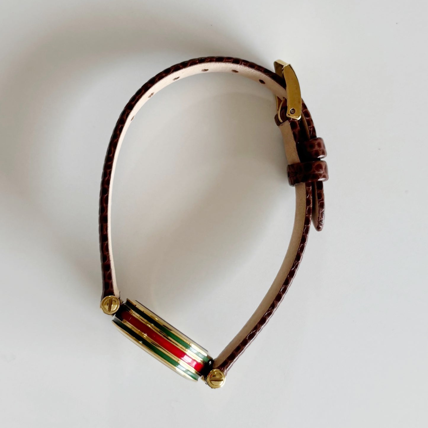 Gucci 1990s Round Dial Sherry Watch