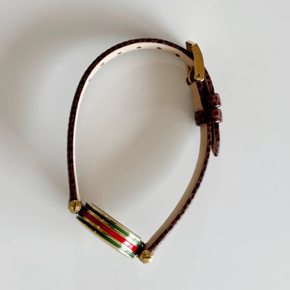 Gucci 1990s Round Dial Sherry Watch