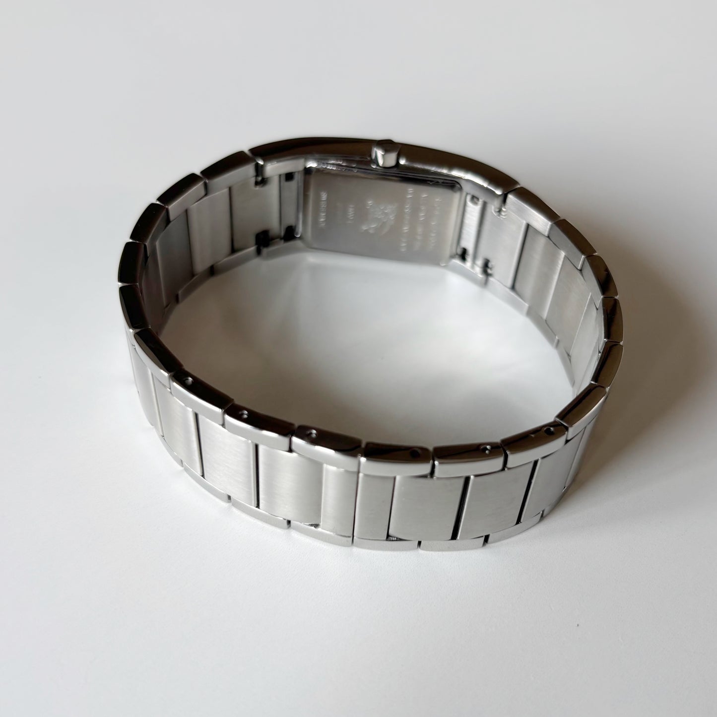 Burberry 1990s Tank Silver Watch