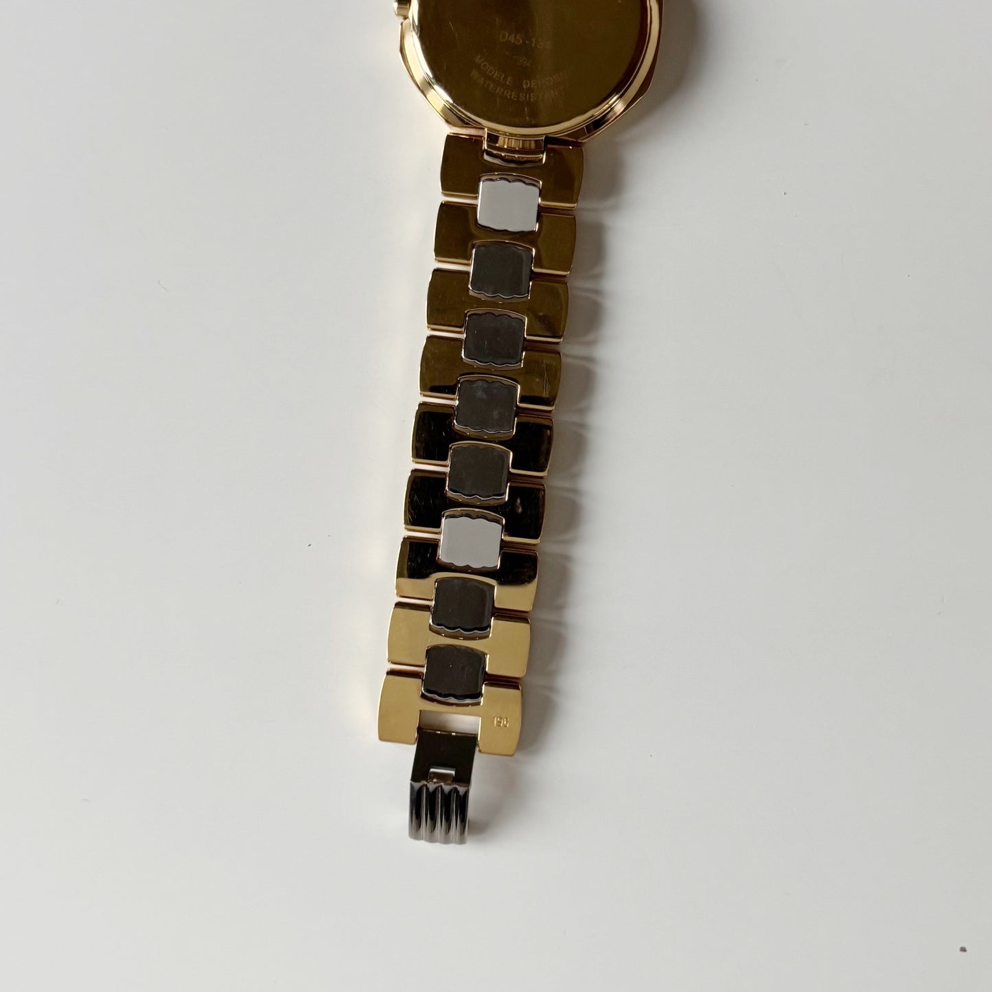 Dior 1990s Octagon Date Dial Two Tone Watch (Large) (5/31)