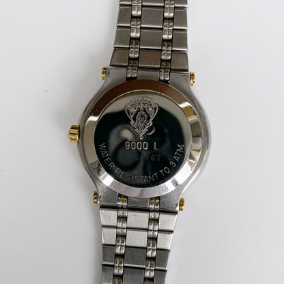 Gucci 1990s Two Tone Date Watch