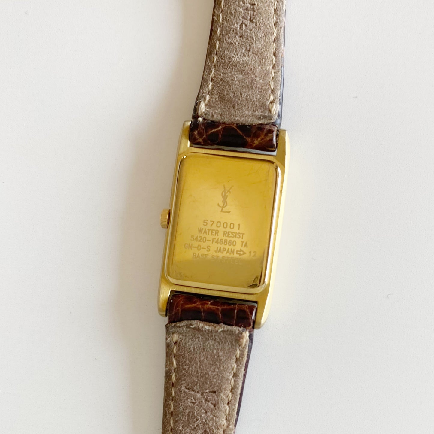 Yves Saint Laurent 1990s Tank Watch