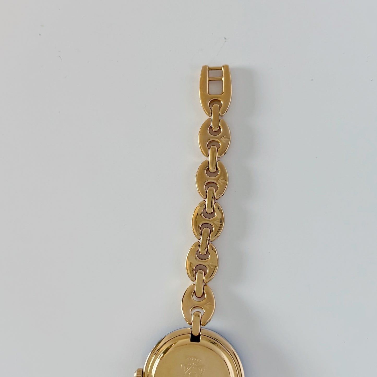 Gucci 1990s Interchangeable Bezel Gold Plated Watch with 6 bezels, case (167mm)