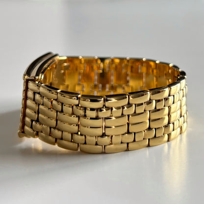 Dior 1990s Tank Gold Plated Watch (Large)
