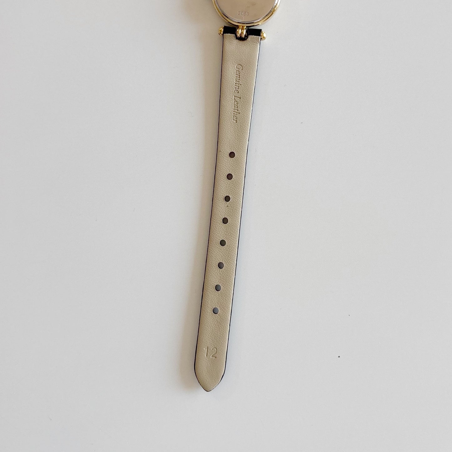 Dior 1990s Seashell Round Dial Gold Plated Watch
