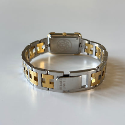 Hermes 1990s Croisier Two Tone Watch