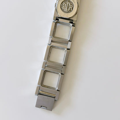 Dior Early 2000s Square Stainless Steel Watch