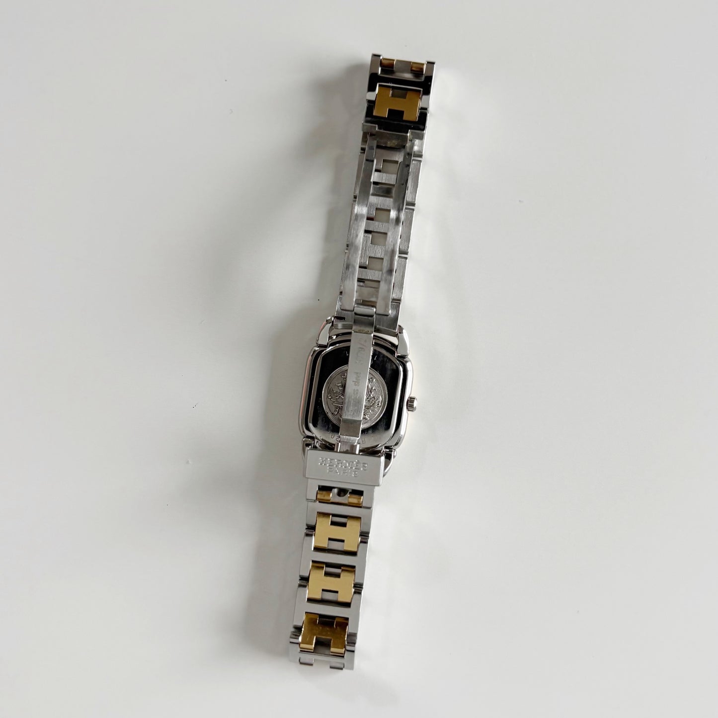 Hermes Early 2000s Rallye  Two Tone Watch