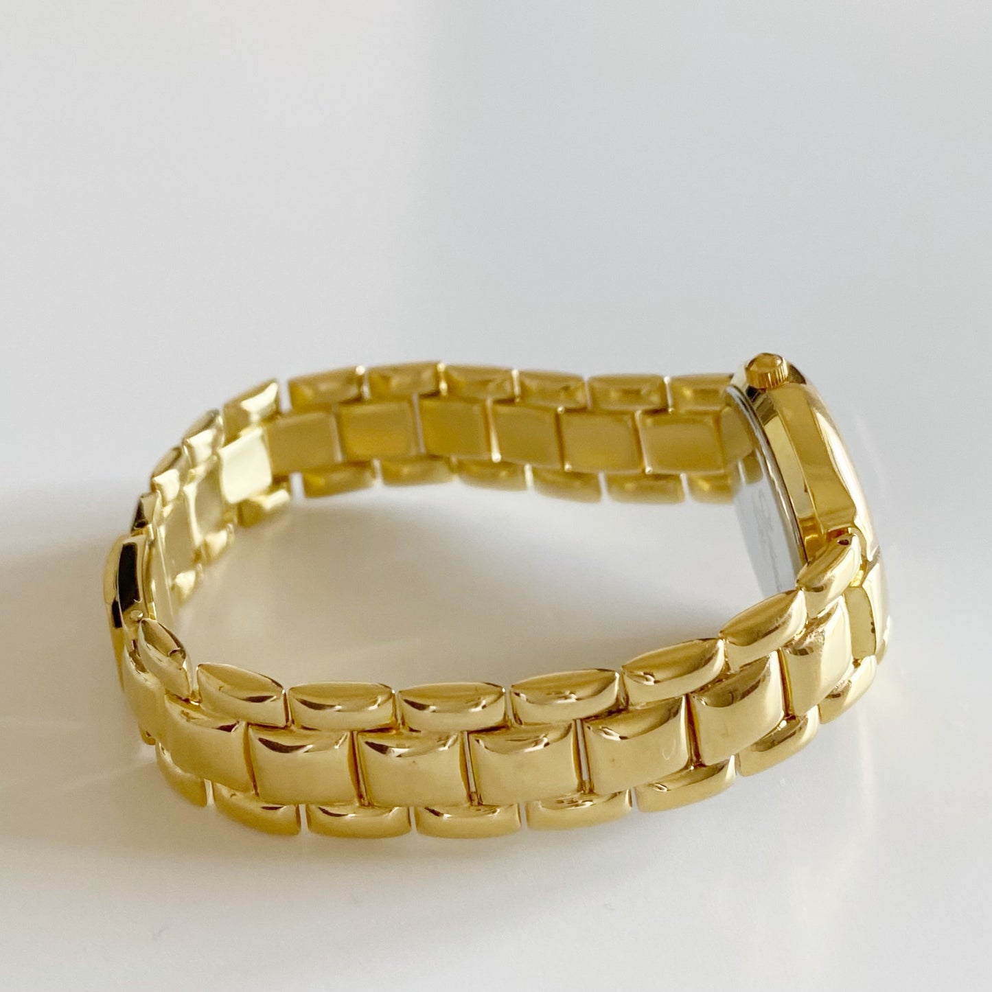 Dior 1990s Round Dial Gold Plated Watch