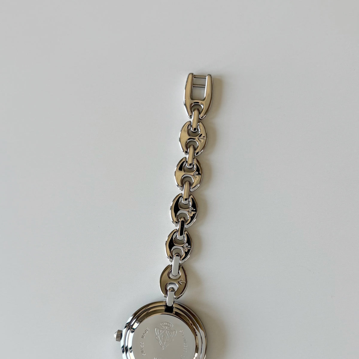 Gucci 1990s Interchangeable Bezel Stainless steel Chain Watch with 6 bezels, case