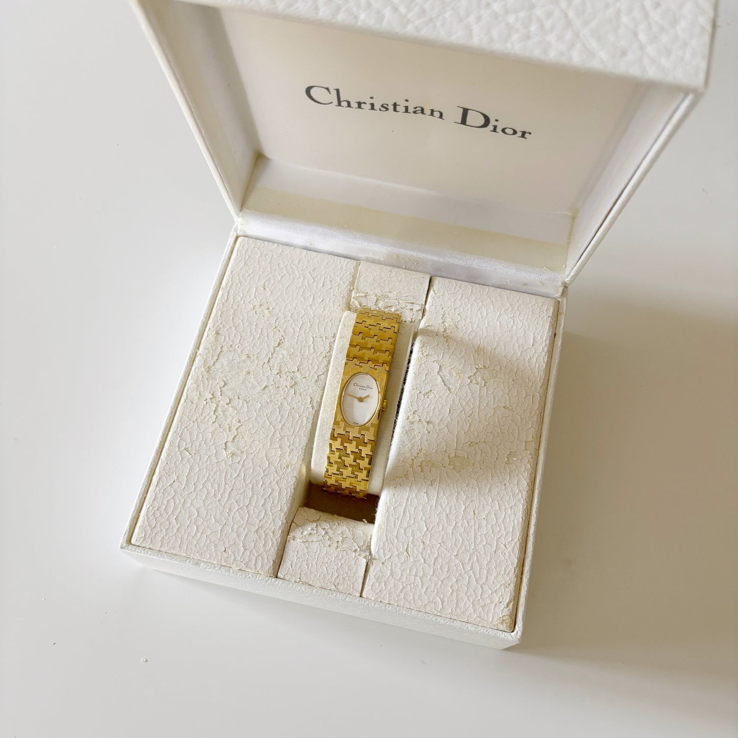 Dior Early 2000s Miss Dior Gold Plated Watch