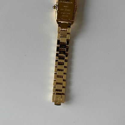 Yves Saint Laurent 1990s Tank Gold-Plated Watch