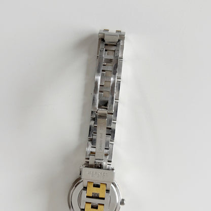 Hermes 1990s Clipper Two Tone Watch