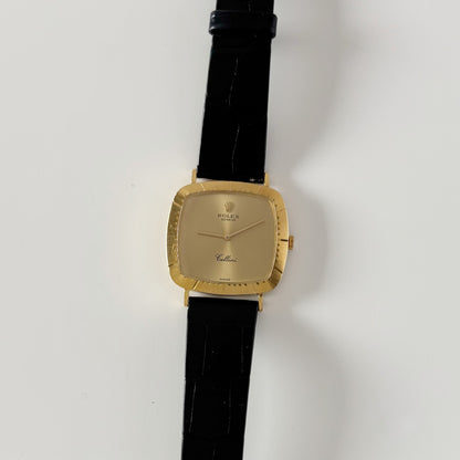 Rolex 1975 Cellini 18K Case Manual Wind Watch