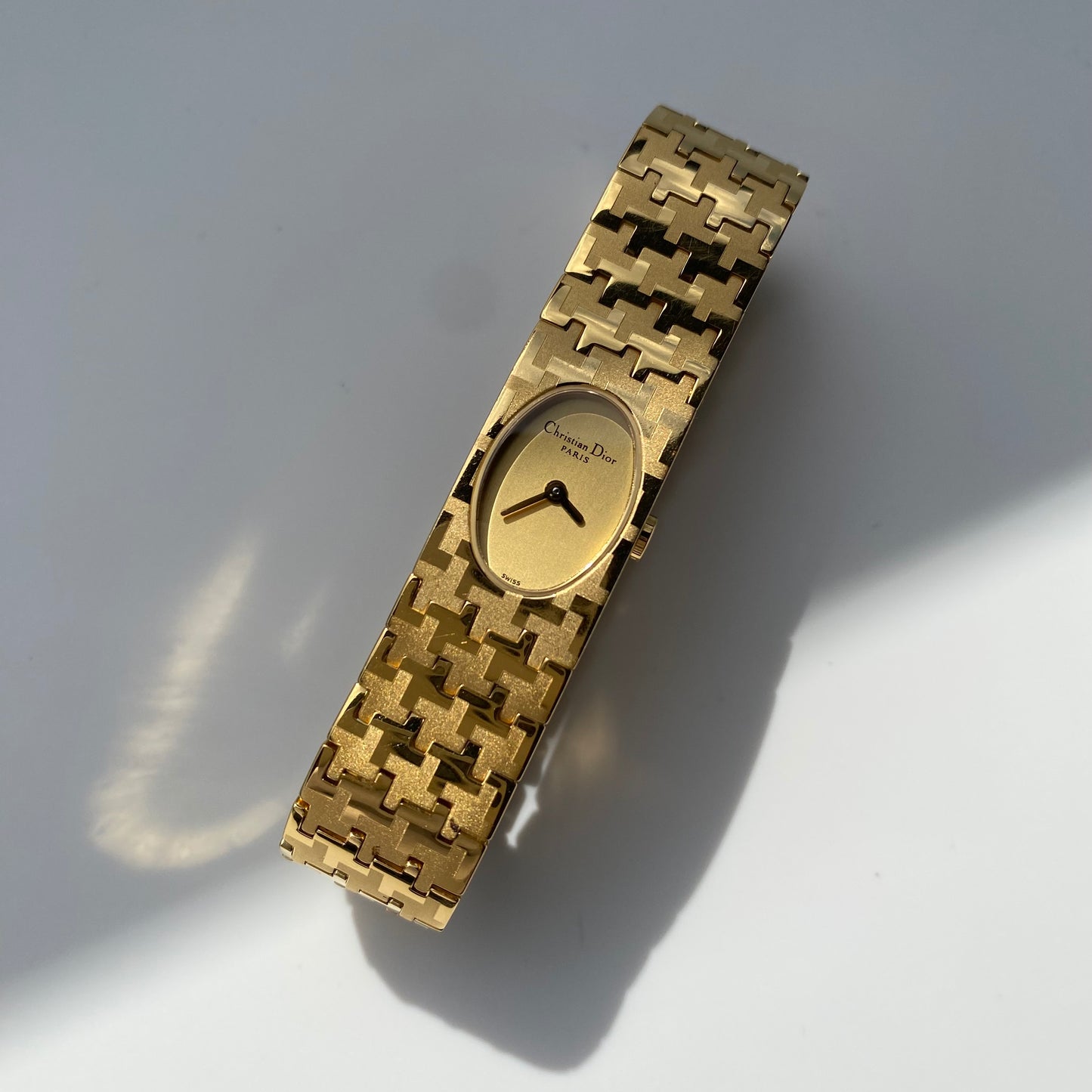 Dior Early 2000s Miss Dior Gold Plated Watch