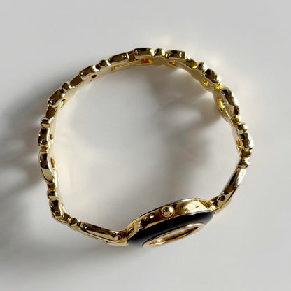 Dior 1990s Interchangeable Bezel Gold Plated Watch