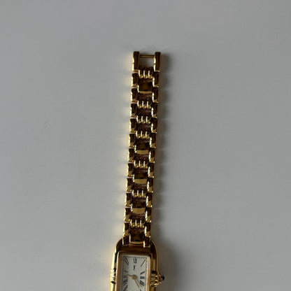 Yves Saint Laurent 1990s Tank Gold-Plated Watch