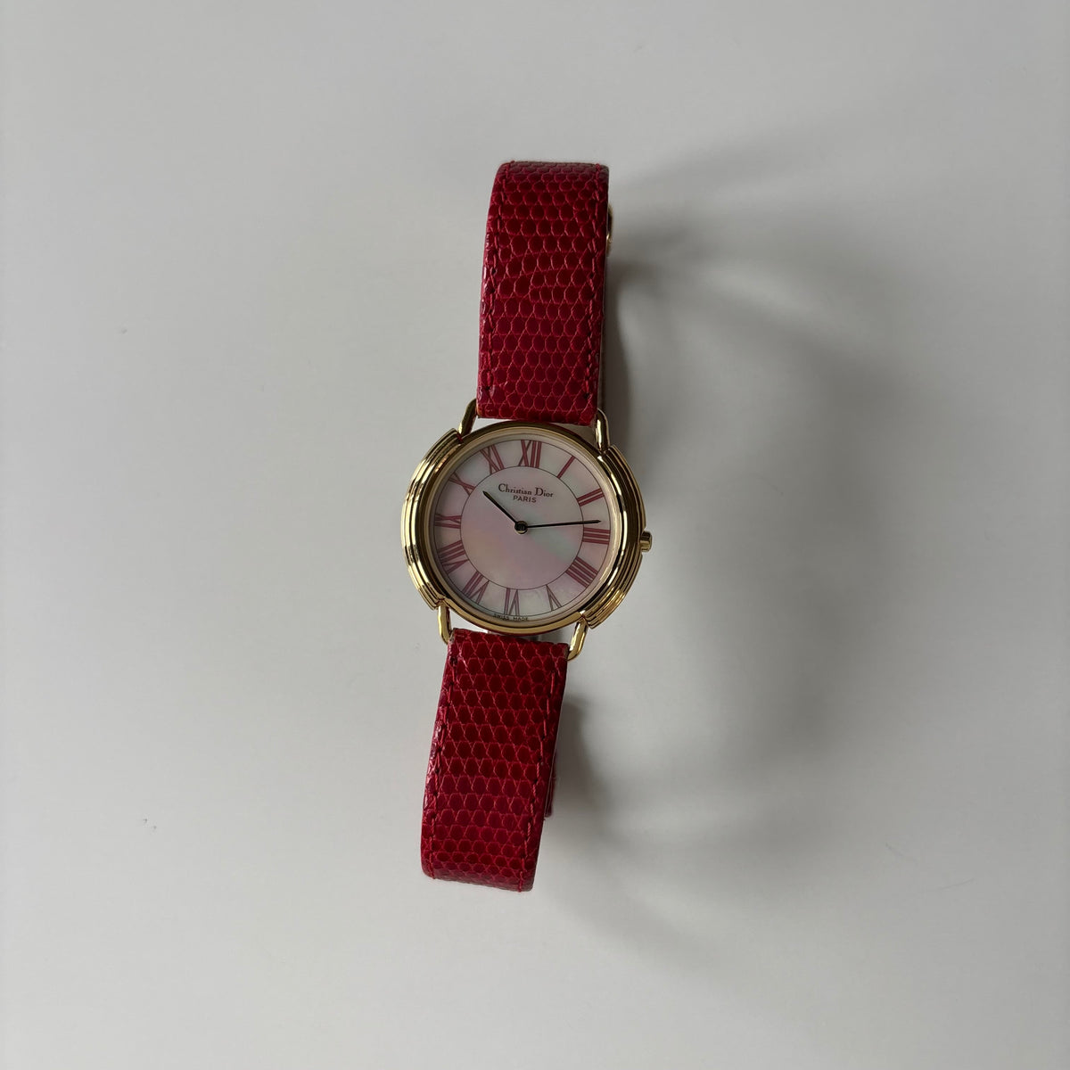 Dior Seashell Dial Gold-Plated Watch (Large)