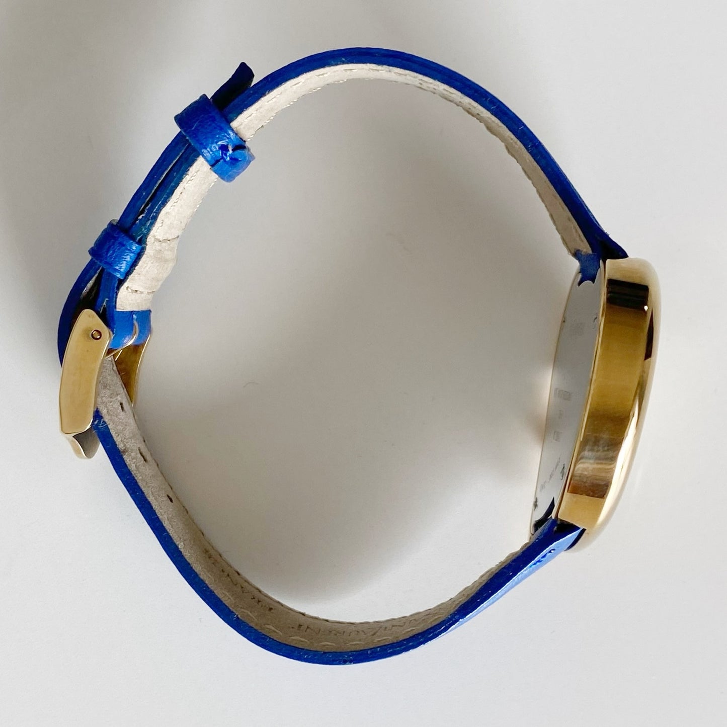 Yves Saint Laurent 1990s Heart Shaped Dial Gold Plated Watch