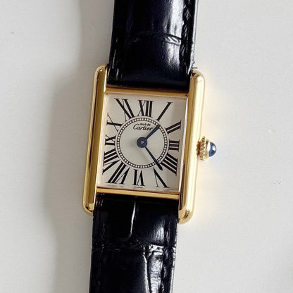 Cartier 1990 Must de Tank Opaline Watch (SM)